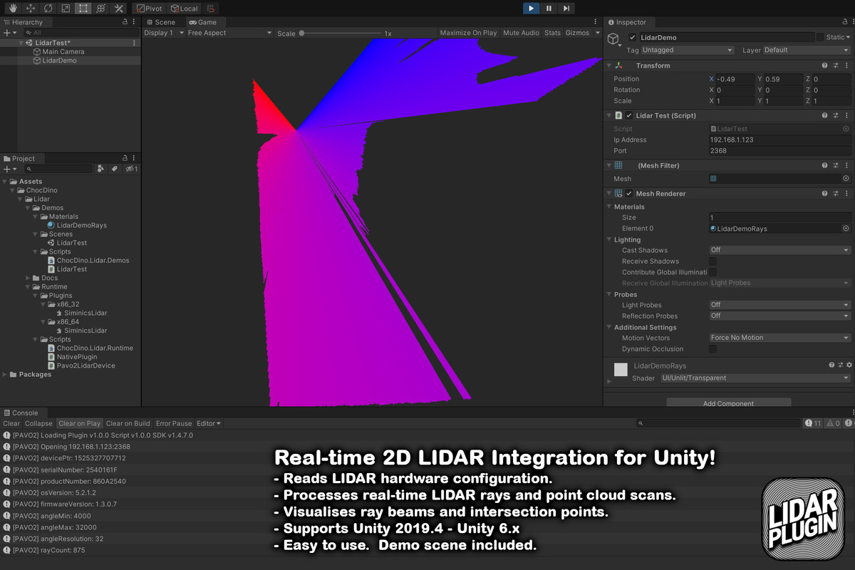 LIDAR Plugin