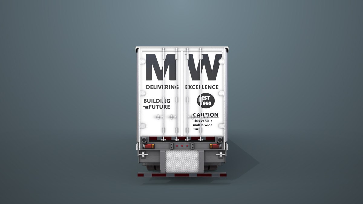 Curtainsider Trailer 4 Variant Collection URP HDRP Textures