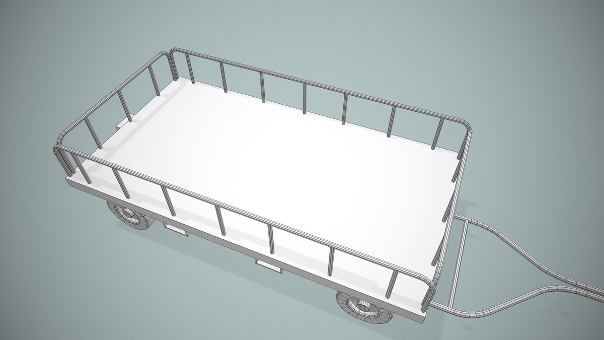 Airport Baggage Cart (440)