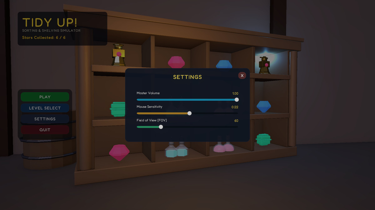 Tidy Up! - Sorting & Shelving Simulator Toolkit