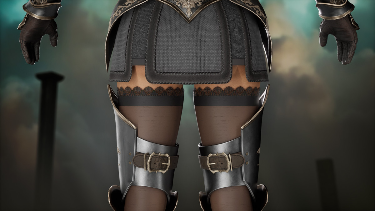 Medieval Fantasy Warrior Woman