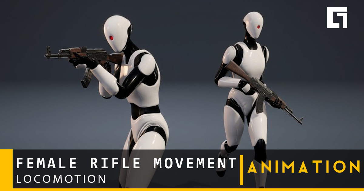 Female Rifle Movement Animation