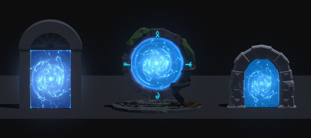 Game VFX - Magic Portal Collection
