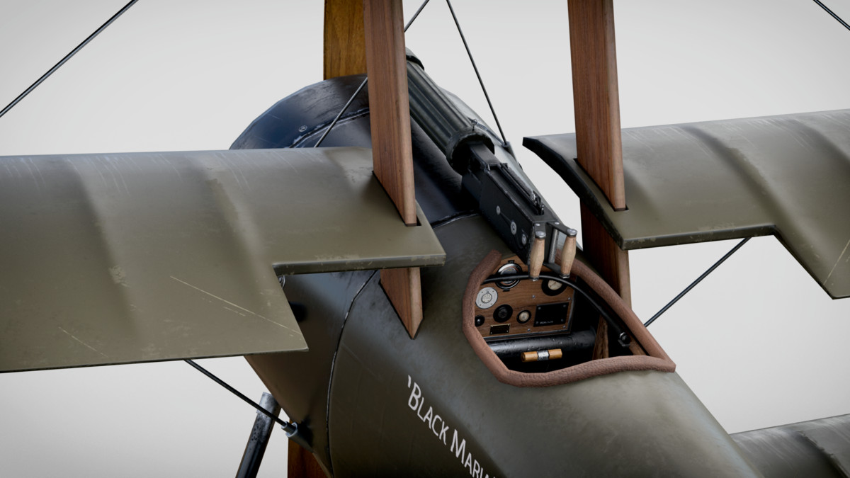 Aircraft Sopwith Triplane Rigged