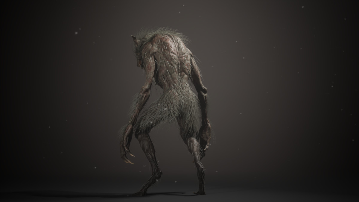 Feral Werewolf Monster