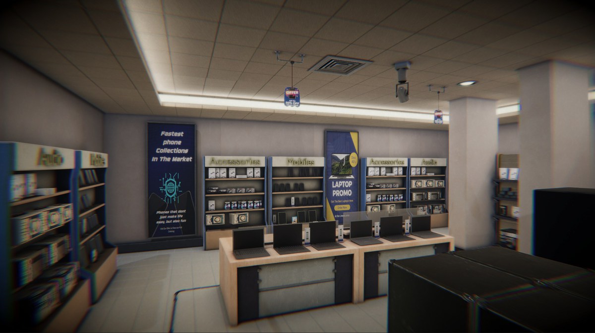 Electronic Store 3d Environment
