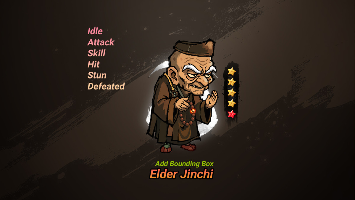Elder Jinchi_2D Character Spine Animation