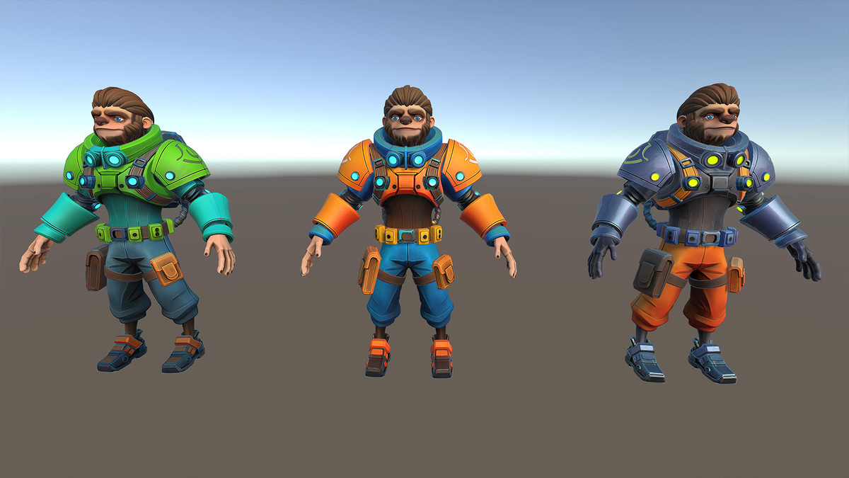 Stylized Sloth Engineer 01