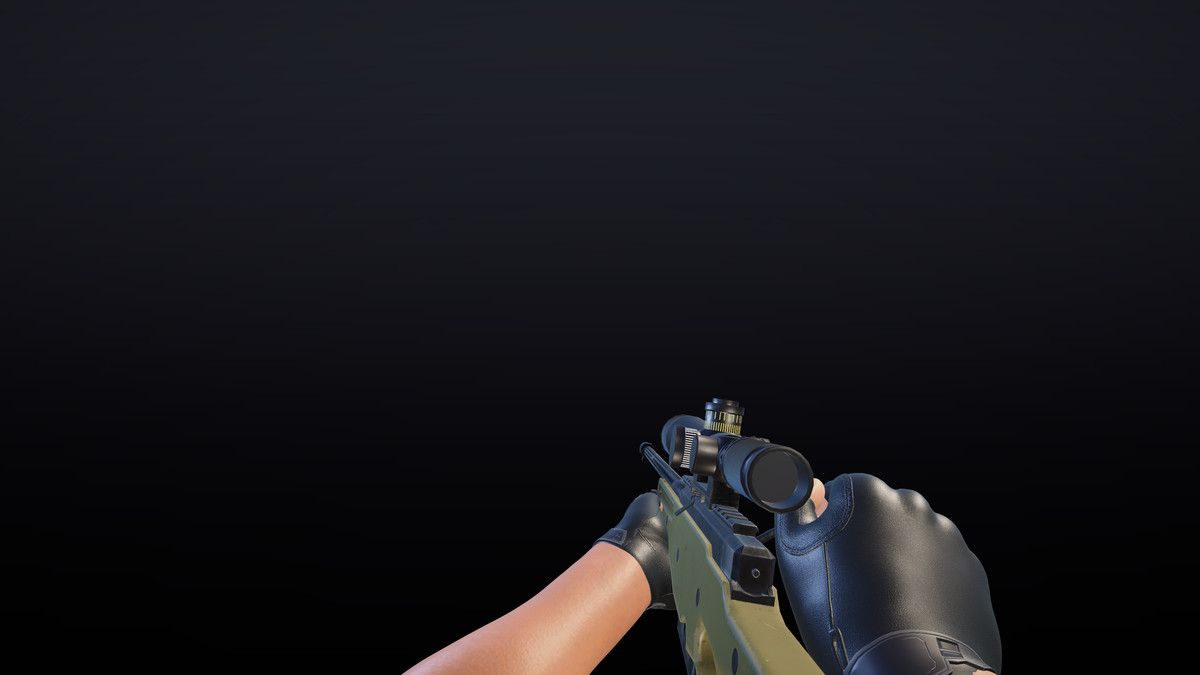 First Person Sniper Rifle Animations