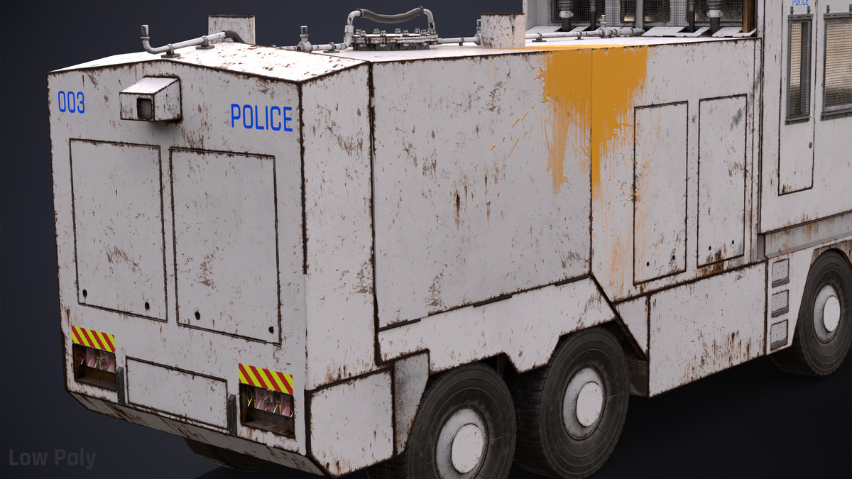 Police Car Water Cannon