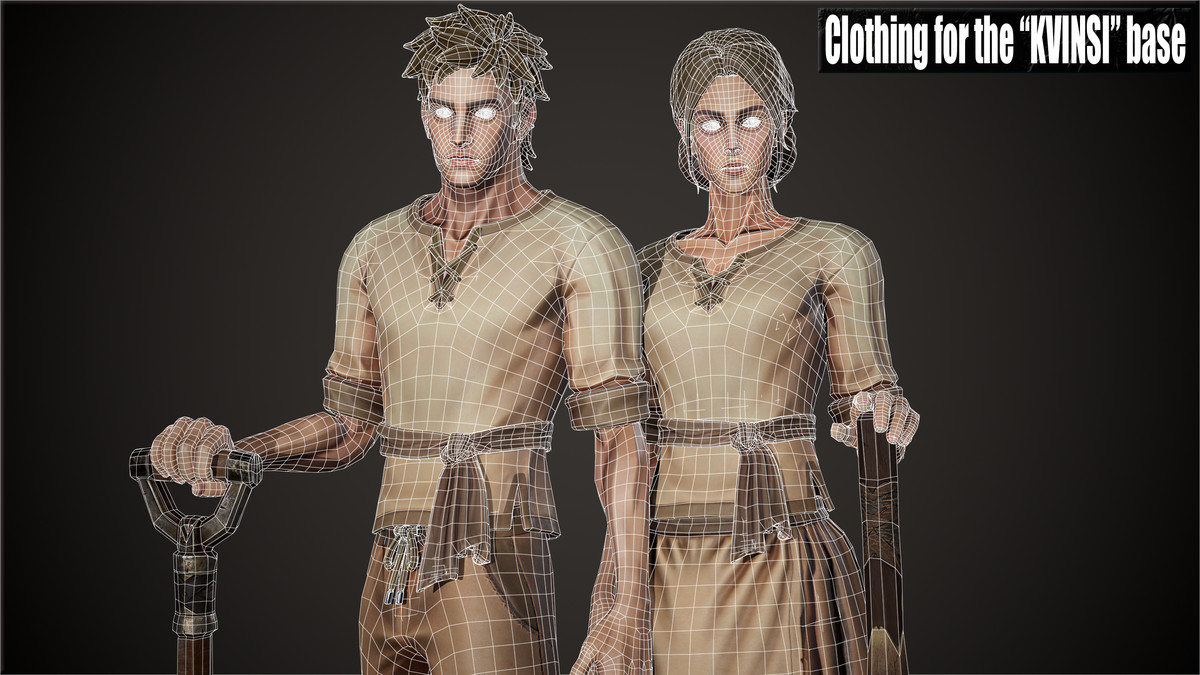 Stylized Medieval Villagers