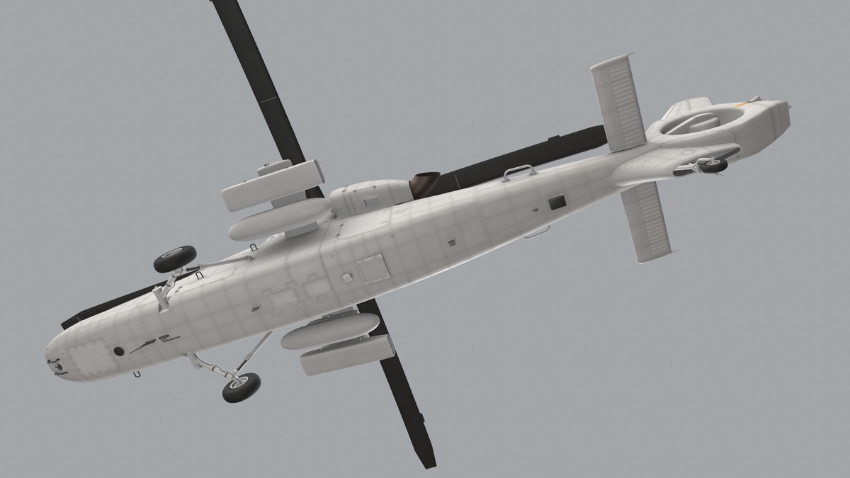 OH-1 Ninja Blank Livery Basic Animation (4