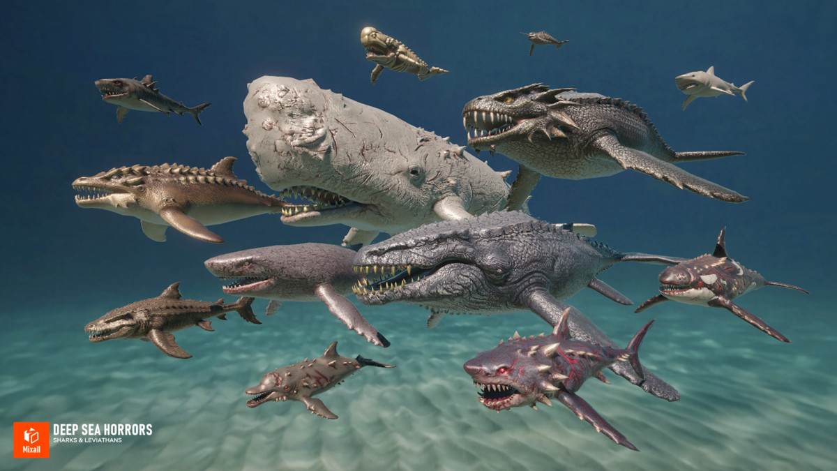 Deep Sea Horrors — Sharks & Leviathans