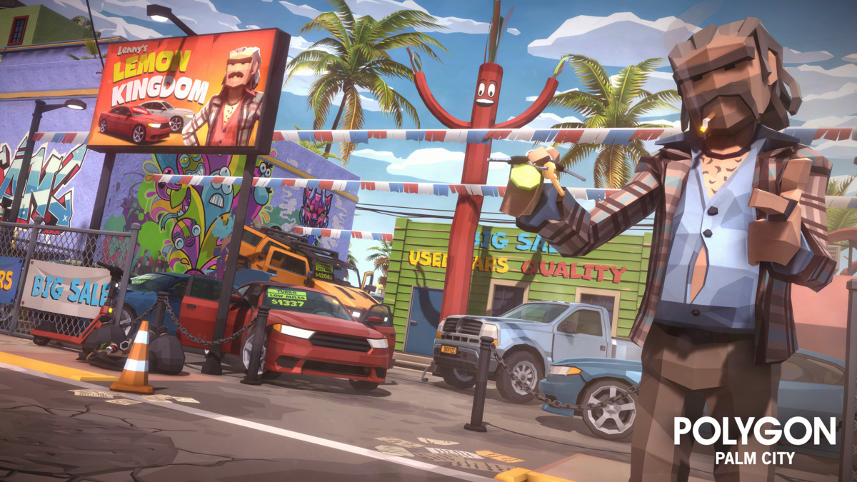 POLYGON - Palm City - Art by Synty