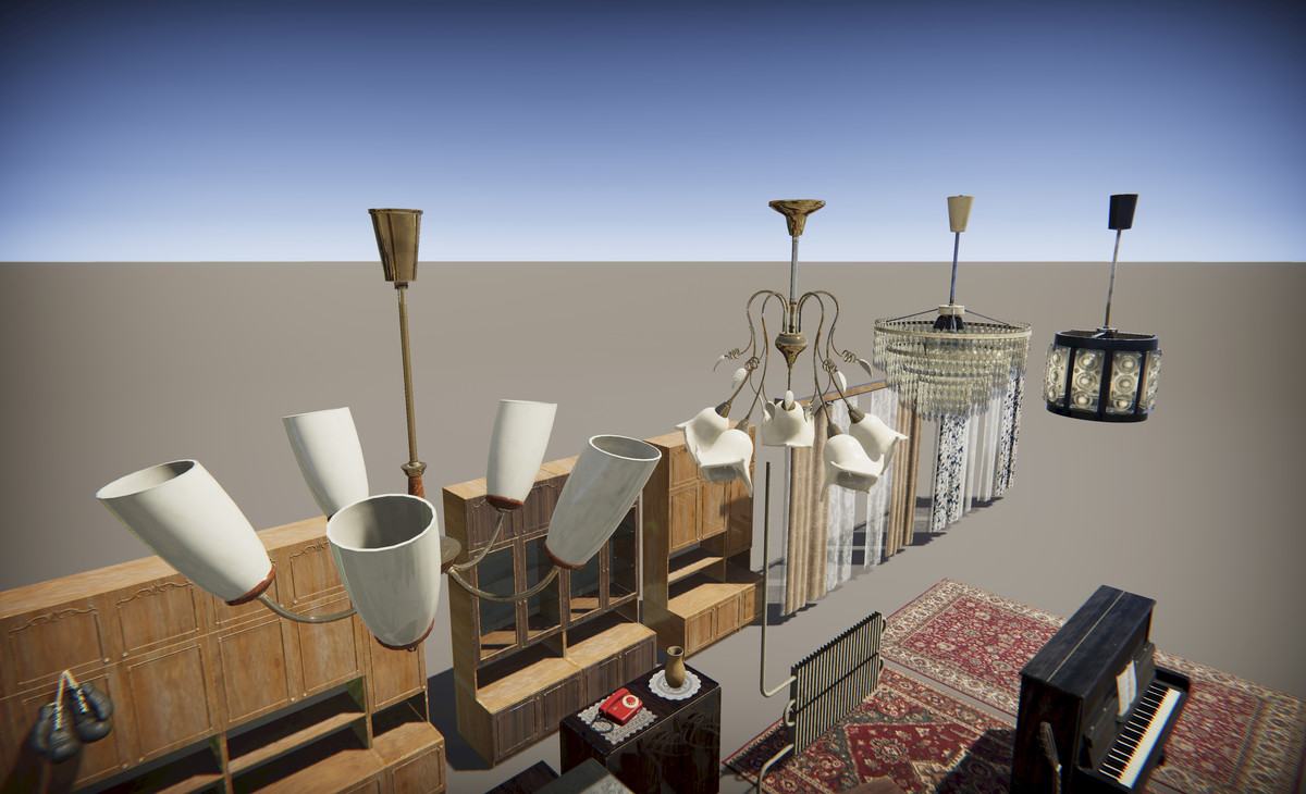 Old Interior Props Pack 3