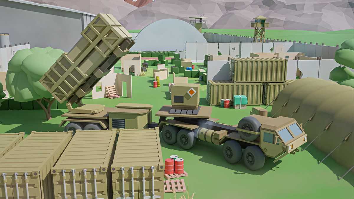Military 2 - Low Poly 3D Models Pack