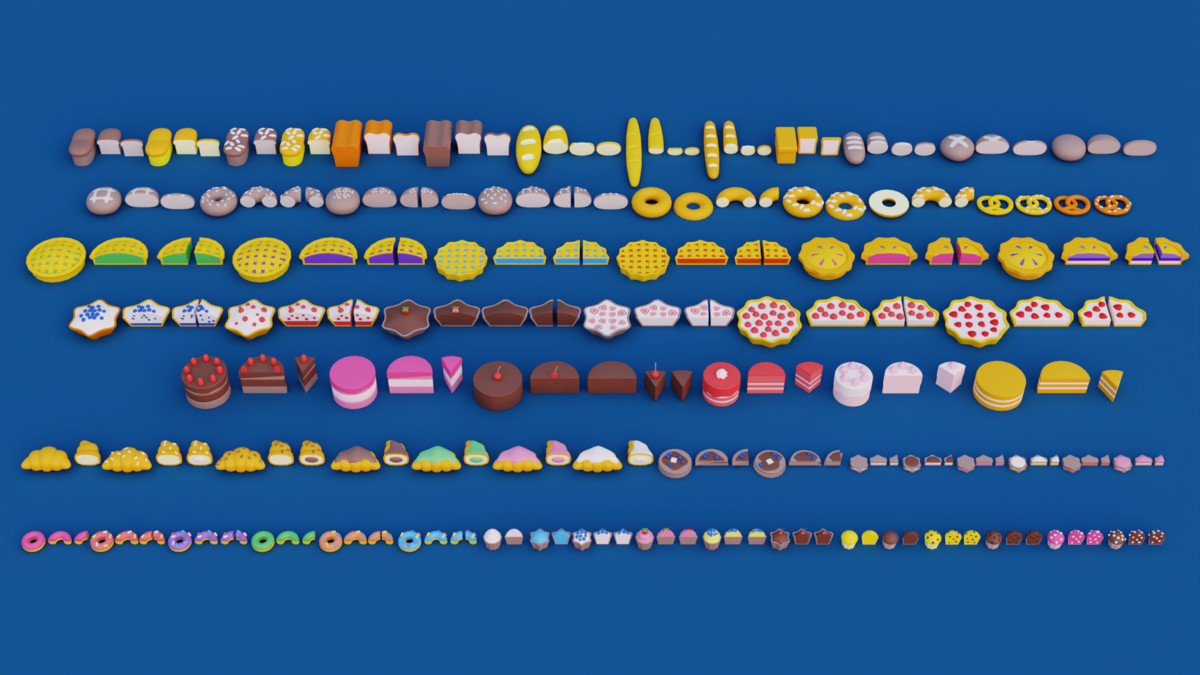 Cartoon Food Mega Pack