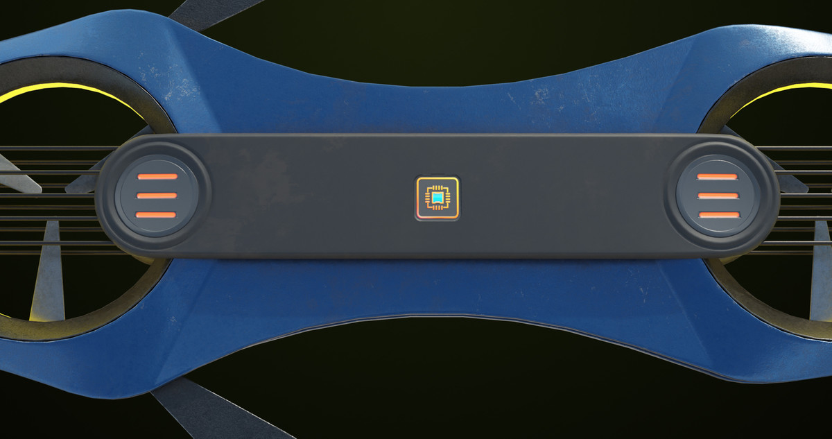 Sci Fi Hoverboard 02 URP HDRP Textures