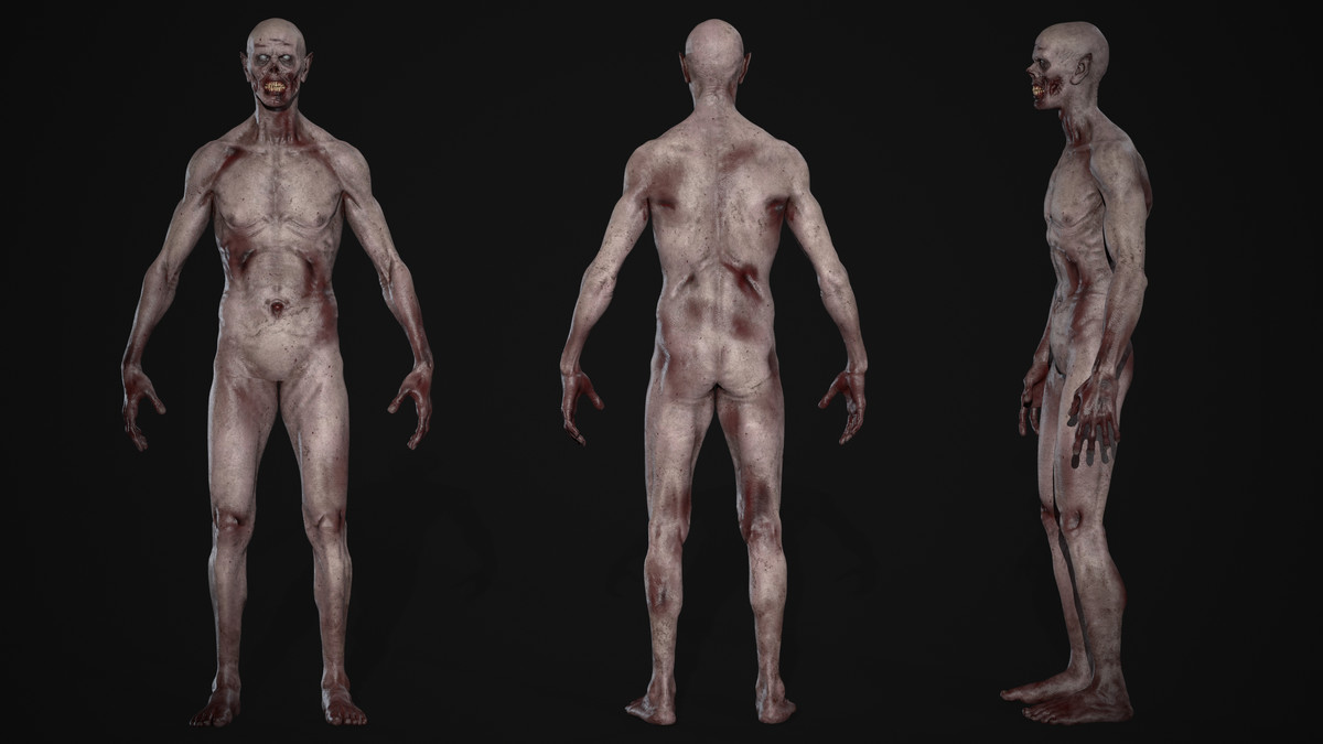 Realistic Zombie Character