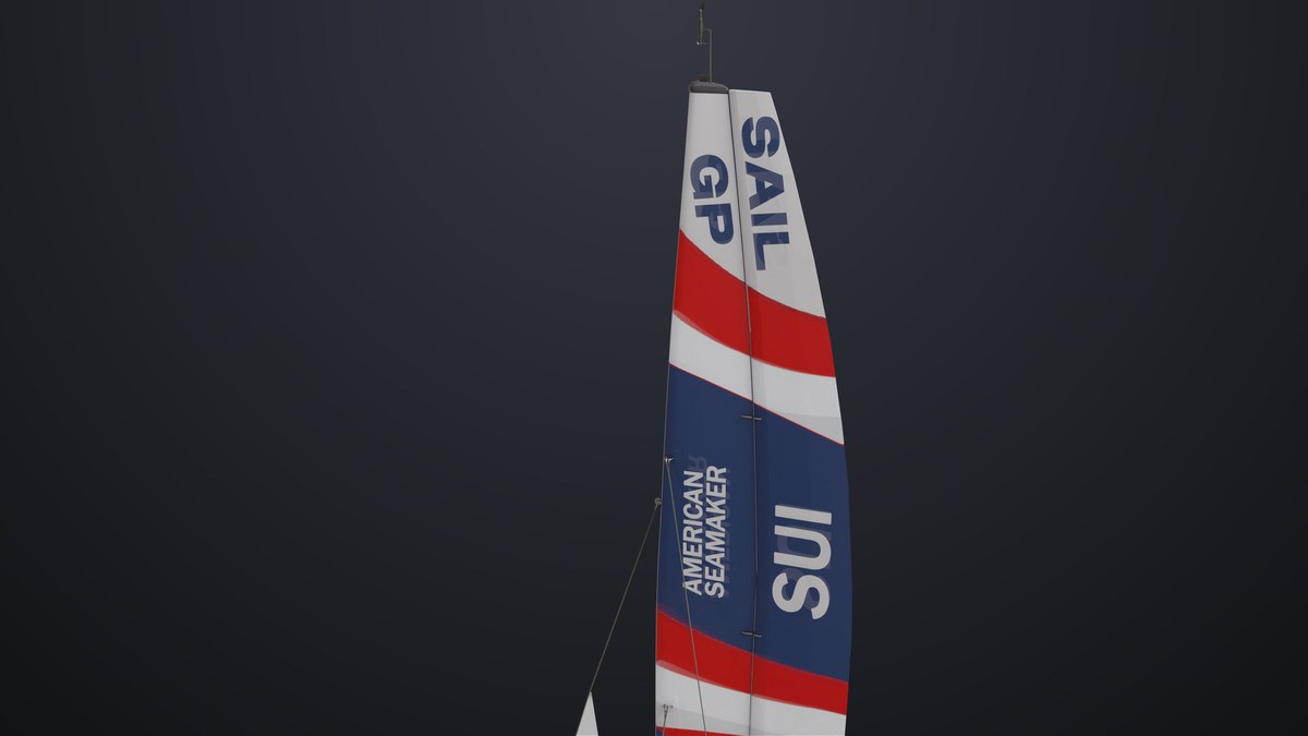 Yacht Hydrofoil Sailing Boats HDRP URP Textures
