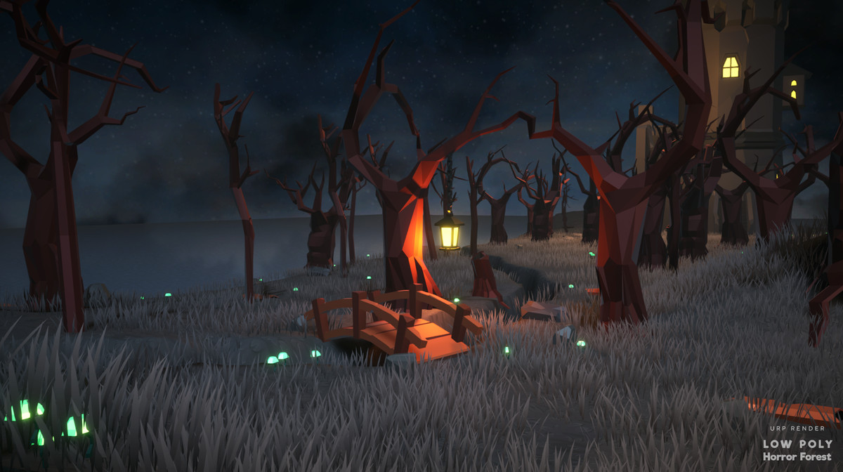 Low Poly Horror Forest