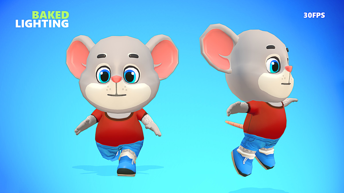 Mouse Rat Rodent Grey Animated
