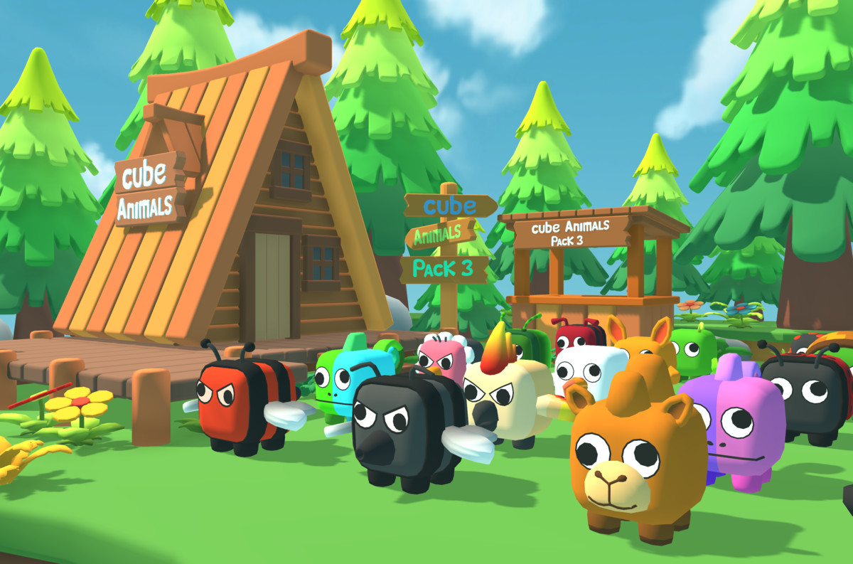 Cute Magic – Cube Animals Pack 3