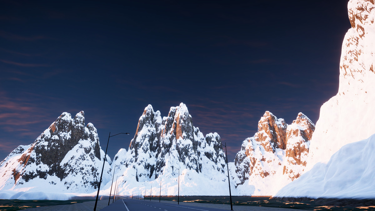 Snow-covered Island