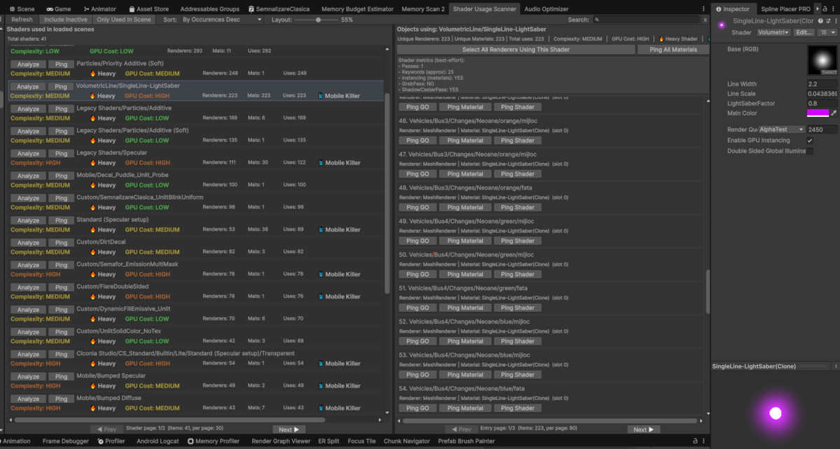 MAG Shader Usage Scanner