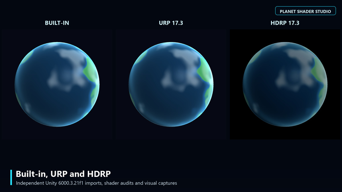 Planet Shader Studio — Mobile & WebGL