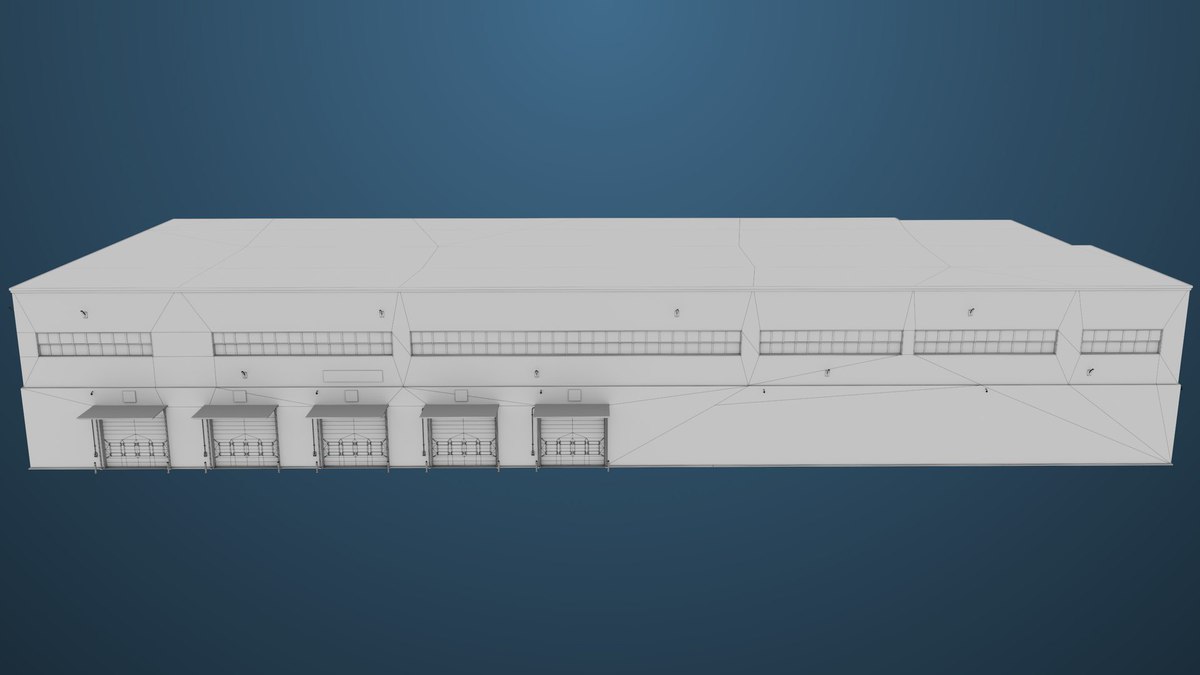 Logistic Cargo Warehouse Interior and Exterior URP HDRP Textures