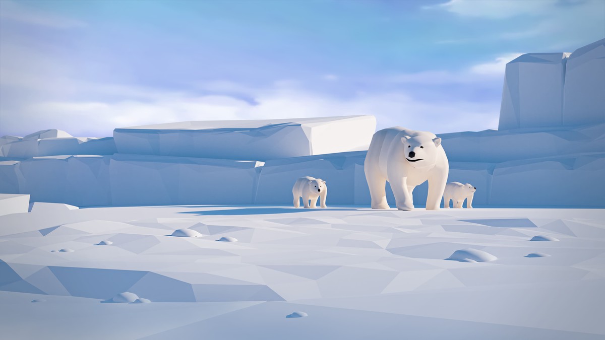 Arctic - Low Poly 3D Models Pack