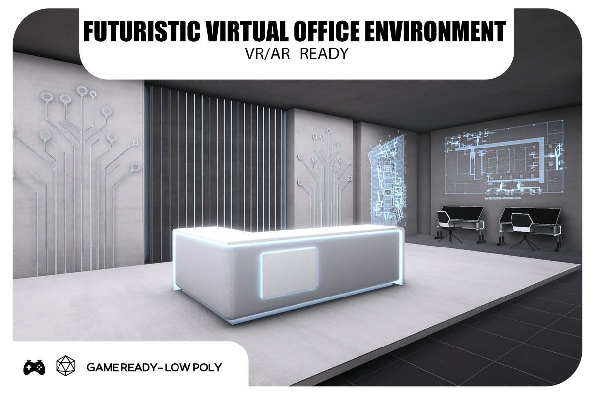 Futuristic Virtual Office Environment – VR/AR