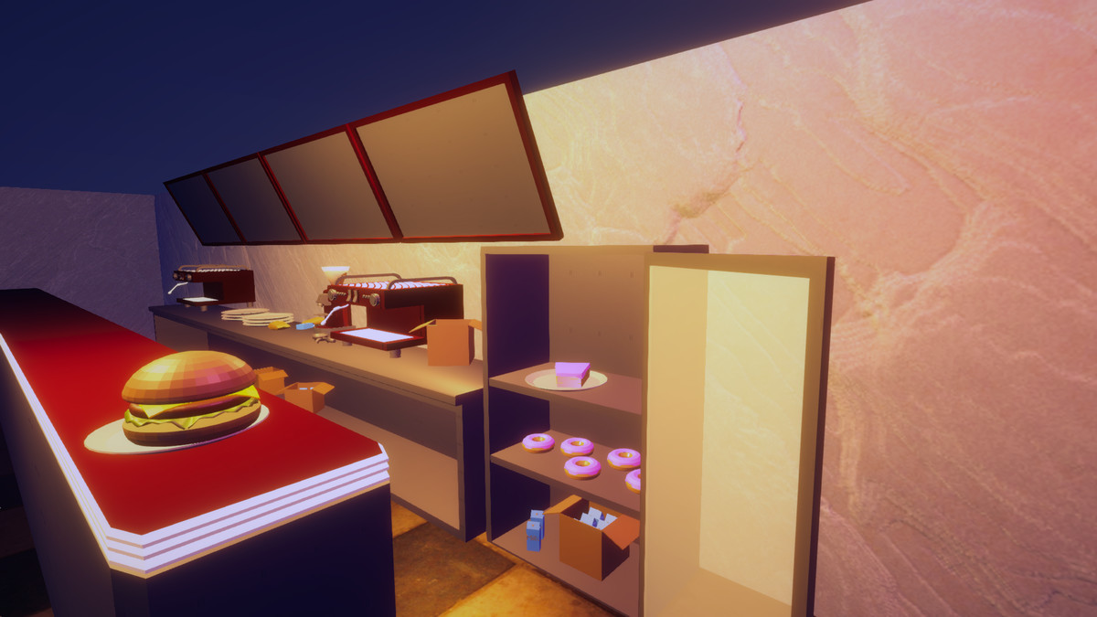 Retro Diner - Stylized 3D Restaurant Environment (URP)