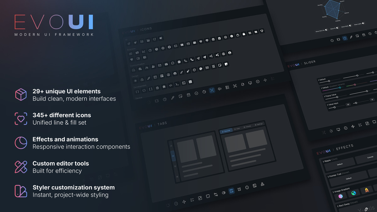 Evo UI - Modern UI Framework
