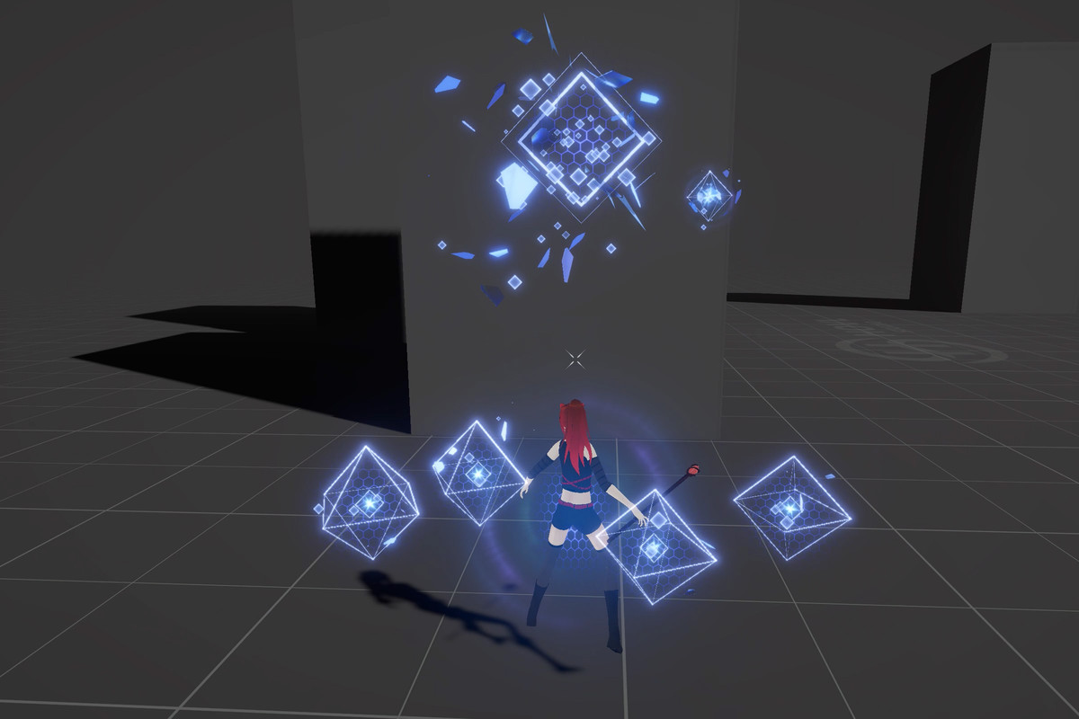 Character following orbs system