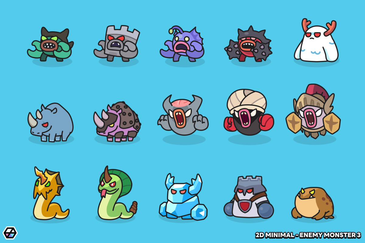 2D Minimal - Enemy Monster3