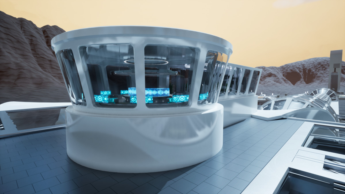 Futuristic Environment Kit Vol.4 – Sci-Fi Spaceport Hub
