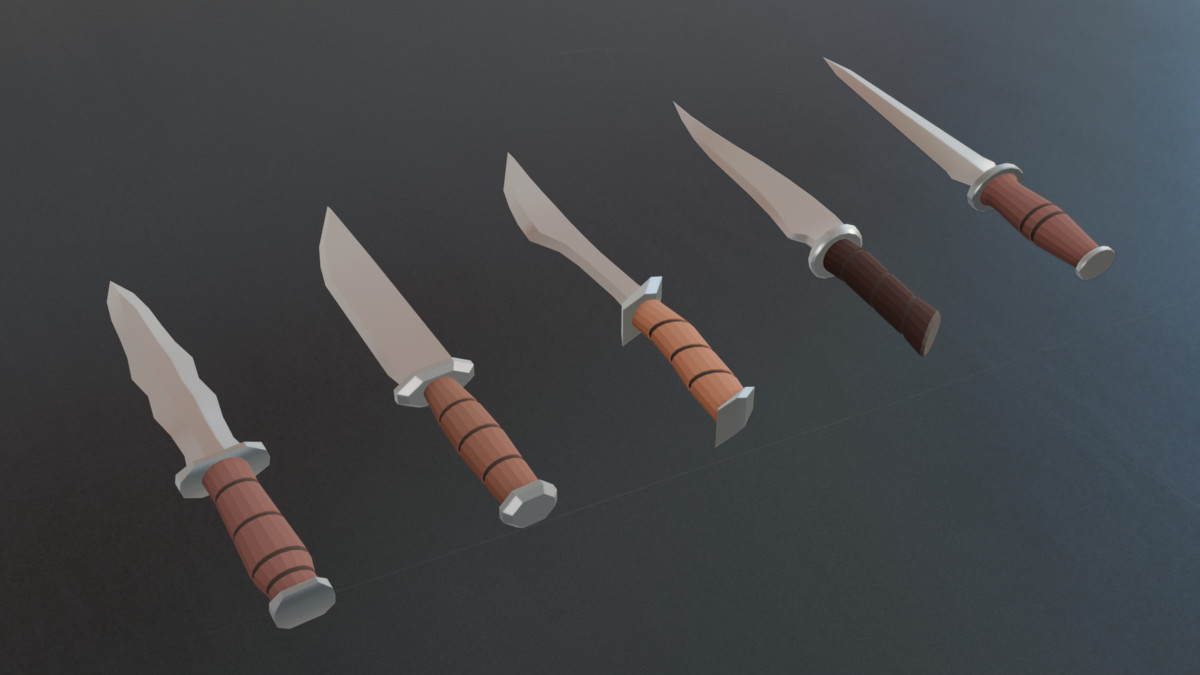 RPG Melee Weapon Pack, Low Poly, Game-Ready