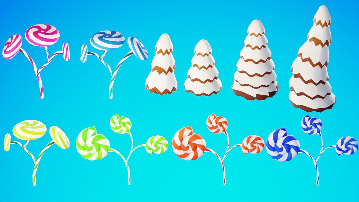 Low Poly Gingerbread Village by IGS