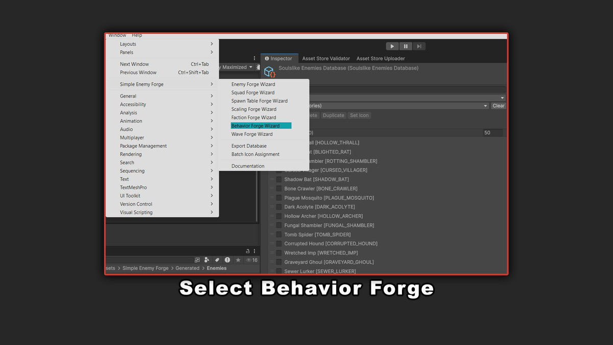 Simple Enemy Forge: No-Code Enemy, Squad, Spawn, Scaling & Wave w/ JSON Export