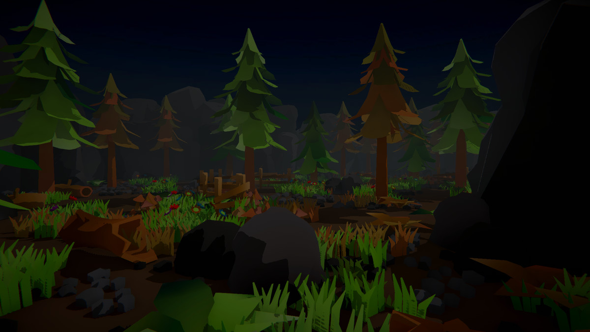Polygonal Woodlands Nature Asset Package