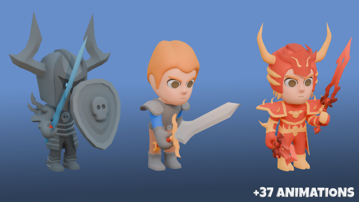 3D RPG Characters - Fantasy