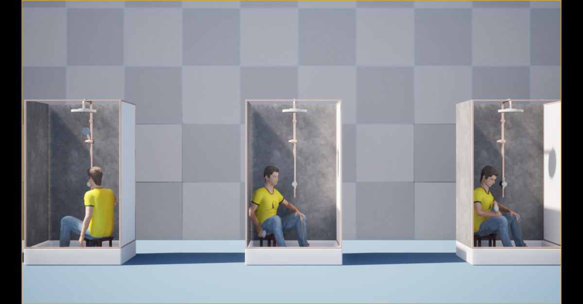 Shower NPC Animation