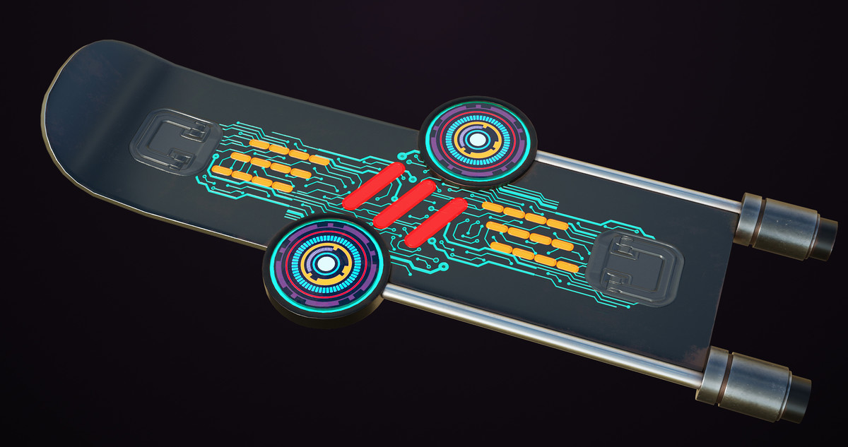 5 Hoverboards Collection URP HDRP Textures