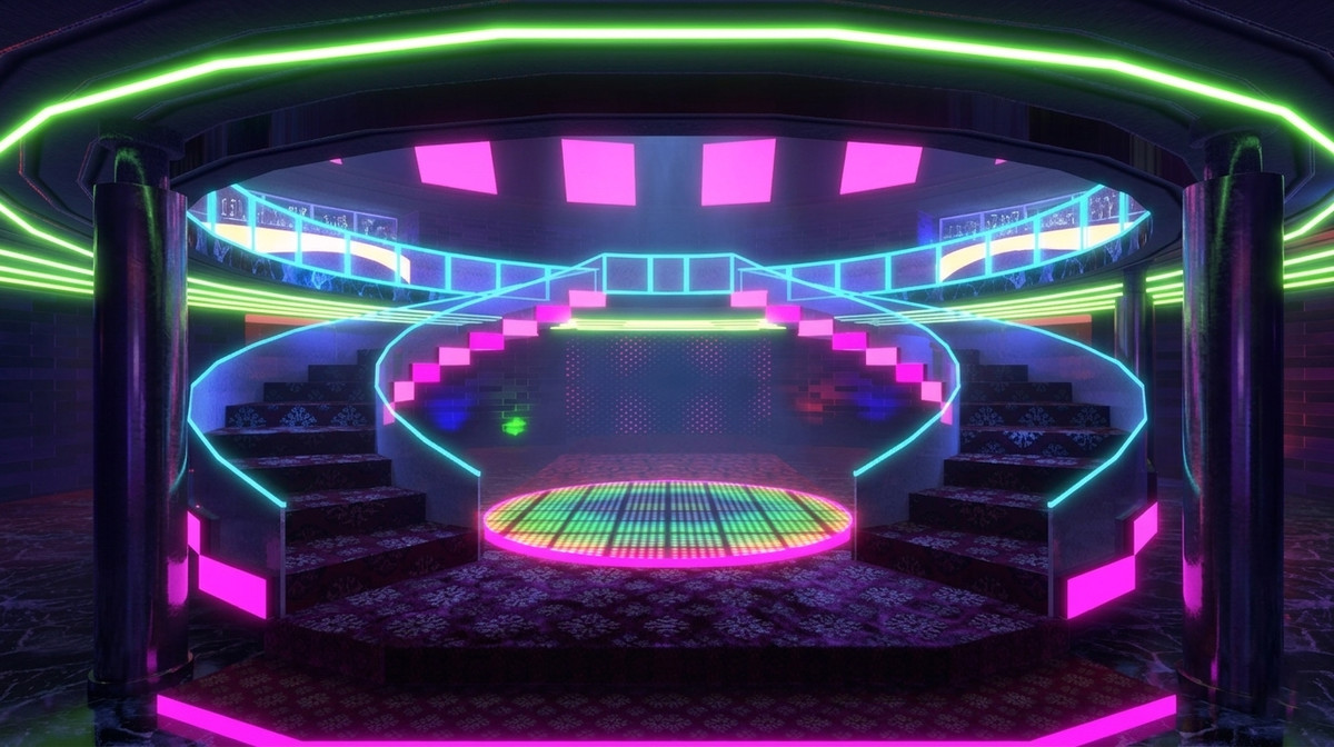 Neon Nights: Mobile Club Environment fully optimized mobile ready