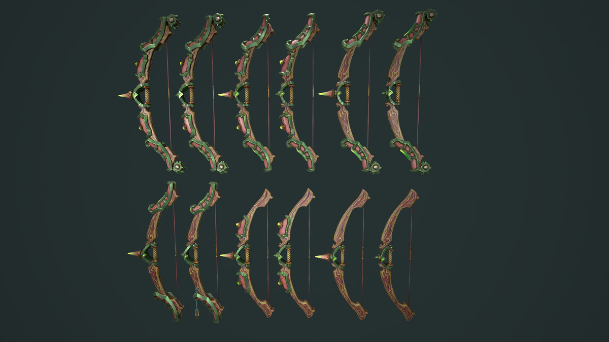 Knight Bow Quiver Arrow