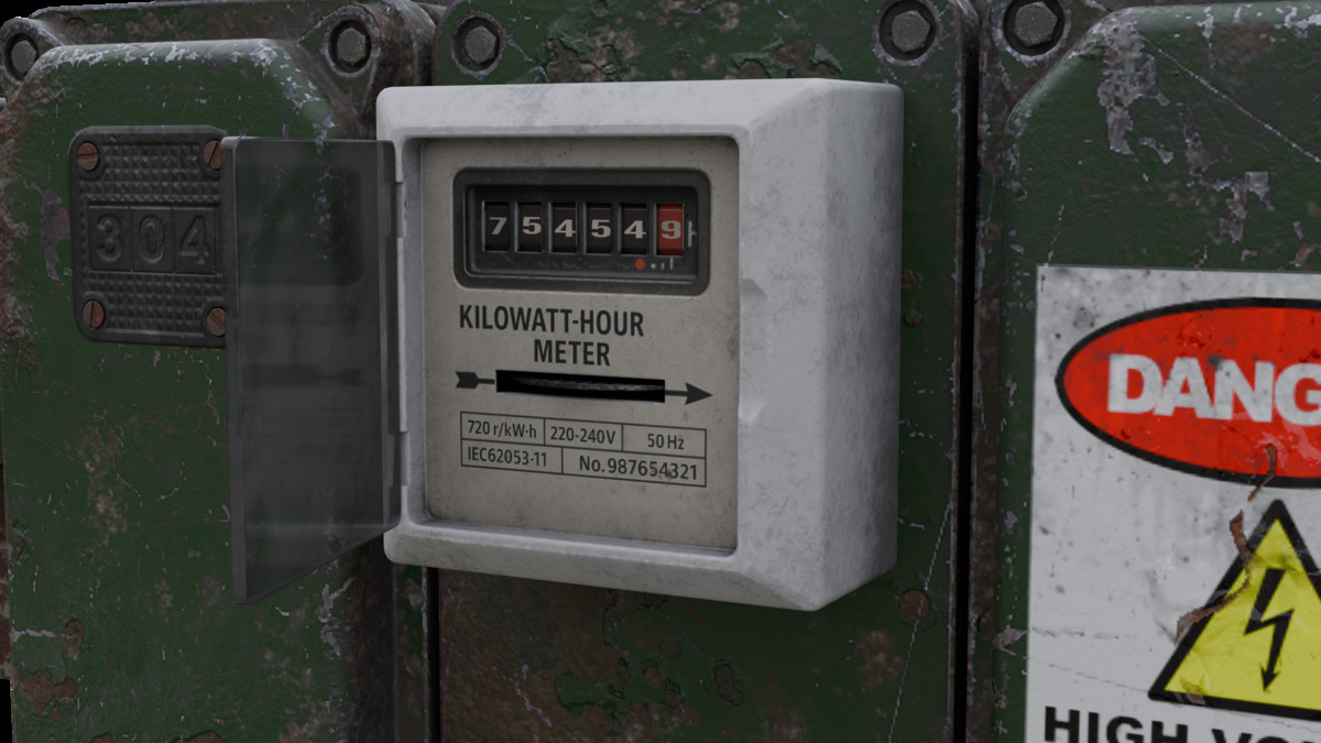 Electrical Panel Prop - Game Ready