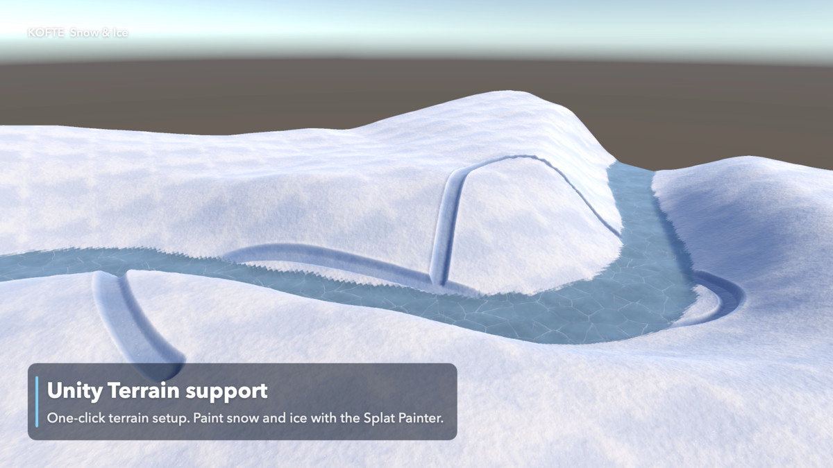 Deformable Snow & Ice Shader — Trails, Footprints, Terrain