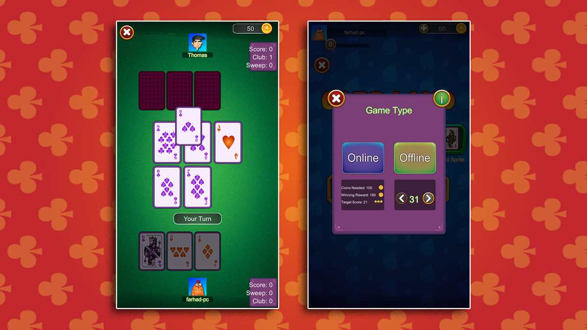 Cardland 2D - Game Template